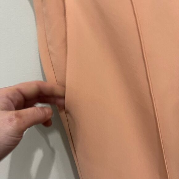 Diane von Furstenburg Coral High-Rise Kiersten Wide Leg Trousers Pants Size 4 - Picture 15 of 16